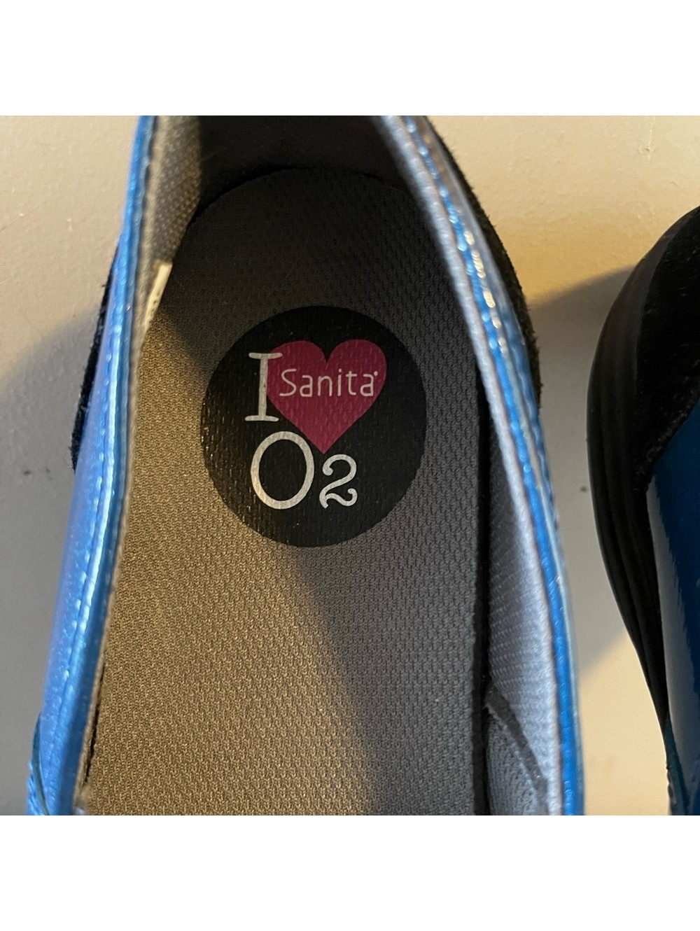 Sanita Original Shiny Blue Women’s Professional Clogs EU 40 US 9 EUC - Picture 9 of 12
